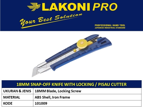 18MM SNAP-OFF KNIFE/PISAU CUTTER