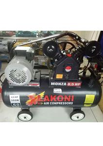 ELECTRIC MOTOR BELT DRIVEN AIR COMPRESSOR 0.5 HP - 60 LTR