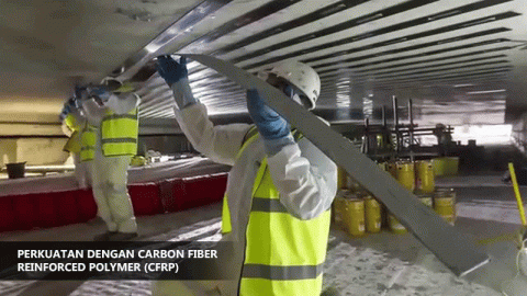 PERKUATAN DENGAN CARBON FIBER REINFORCED POLYMER (CFRP)